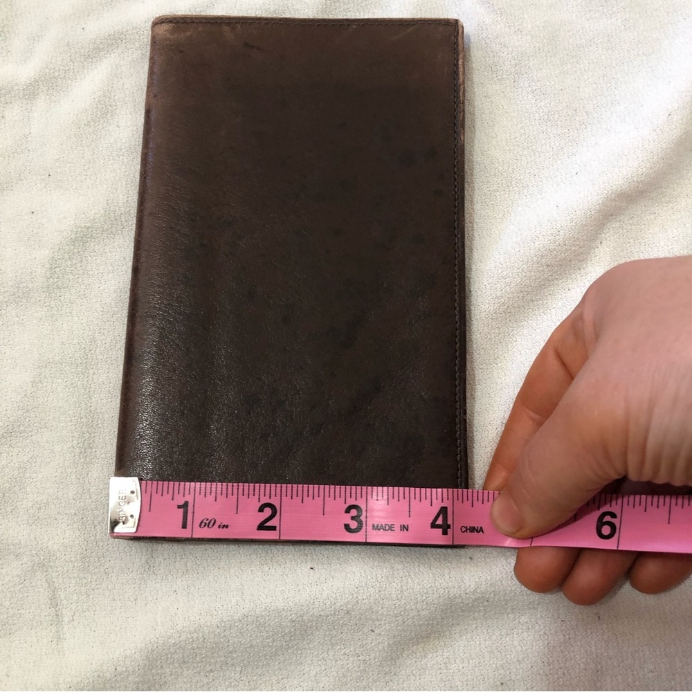 Fine Calfskin Boho dark brown wallet - Picture 8 of 13